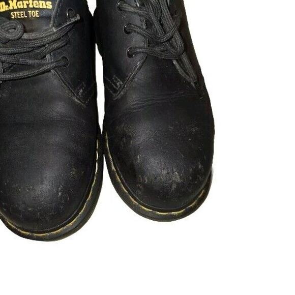 Men Dr Martens Steel Toe Black US Size 9 Softwair USA Slip Resistant - Picture 5 of 11
